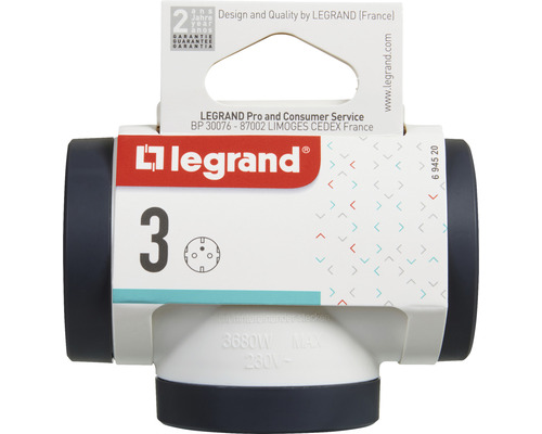 Distribuitor Legrand cu trei prize