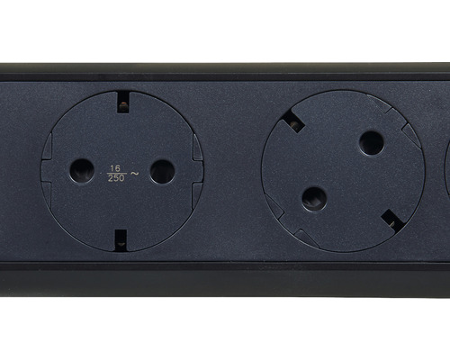 Prim-plan cu o bandă de prize