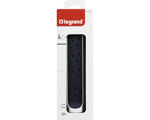 Logo Legrand. Prelungitor cu patru prize.