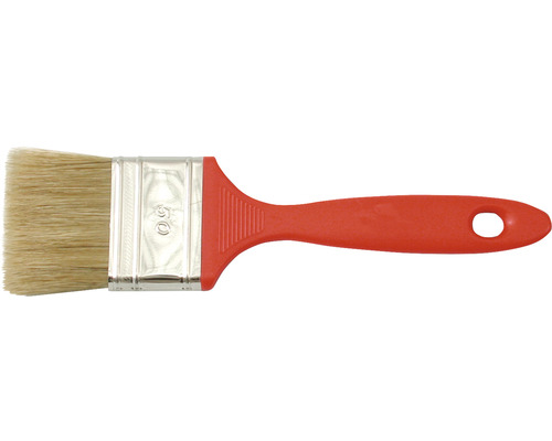 Pensulă lată pentru vopsele de interior 25 mm fir mixt mâner plastic Pensulă plată cu mâner din plastic