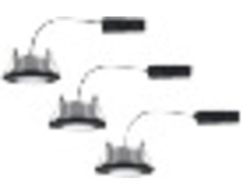 Spot multiplu cu trei lămpi