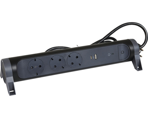 Bloc multipriză cu porturi USB și întrerupător