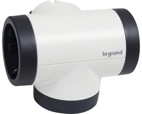Multi ștecher Legrand RevOlution 2 prize + 1x USB + 1x USB | HORNBACH