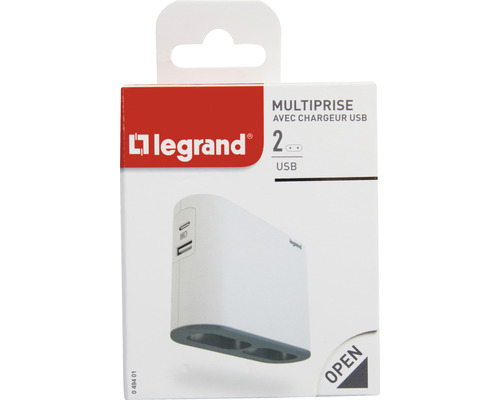 Bloc priză Legrand cu două porturi USB în ambalaj