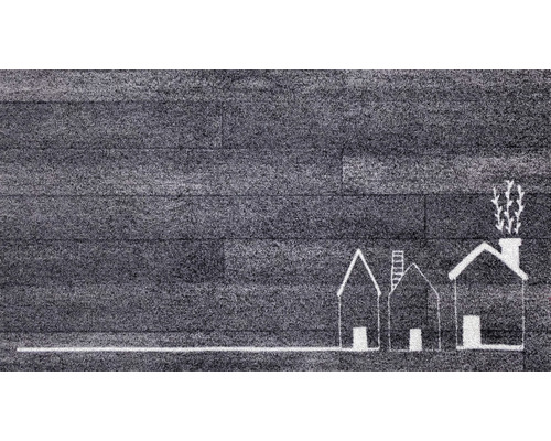 Traversă Three Houses Wood gri 66x120 cm
