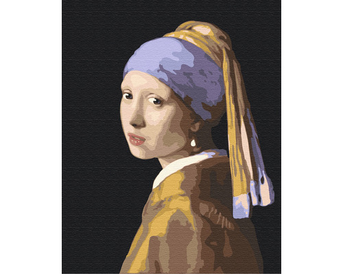 Pictură pe numere Girl with a pearl earring 40x50 cm