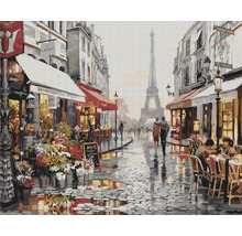 Pictură pe numere Paris after rain 40x50 cm-thumb-0