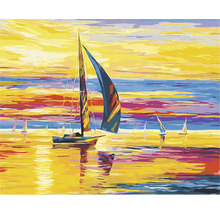 Velier pictat pe mare