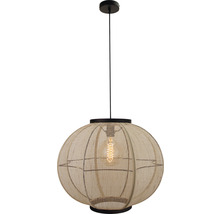 Pendul vintage Tanah E27 max. 1x40W, negru/natur