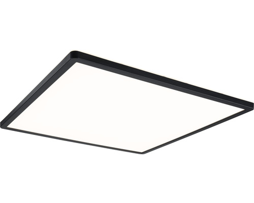 Panou cu LED integrat Auria 22W 2200 lumeni 42x42 cm, montaj aplicat, lumină caldă, negru