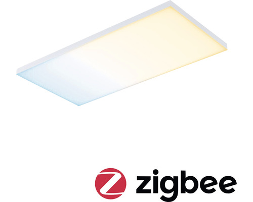 Panou cu LED integrat Velora 18,5W 1600 lumeni 29,5x59,5 cm, lumină albă 2700-6500K, montaj aplicat, alb, conexiune ZigBee