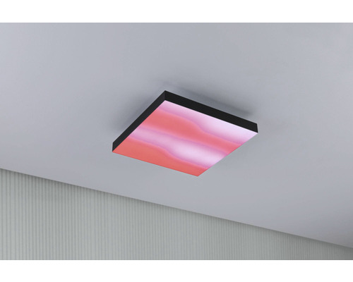 Lumină de plafon pătrată cu model colorat