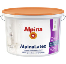 Vopsea pe bază de latex AlpinaLatex albă 2,5 l-thumb-1
