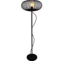 Lampă de podea cu bază metalică și abajur
