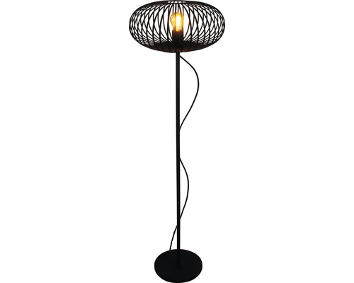 Lampadar Curvato E27 max. 1x40W, negru