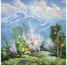 Tablou canvas Snowy mountains 40x40 cm