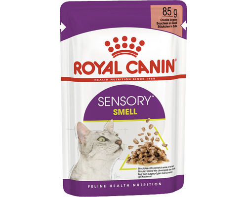Hrană umedă pentru pisici Royal Canin Sensory Smell în sos 85 g Hrană pentru pisici Royal Canin Sensory Smell, pachet de 85 de grame
