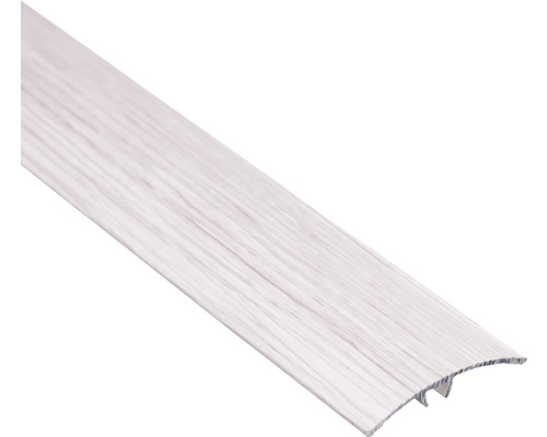 Profil de trecere SKANDOR aluminiu tec alb 900x40 mm Profil pentru podea din plastic