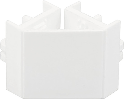 Conector de colț din plastic pentru lemn pătrat