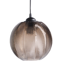 Lampa suspendată cu abajur rotund din sticlă