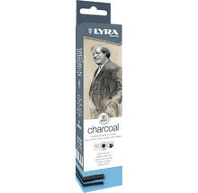 Cărbune de desen Lyra Charcoal, 10 bucăți