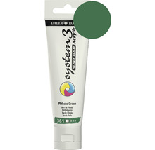 Daler Rowney System 3 vopsea acrilică Heavy Body verde ftalo