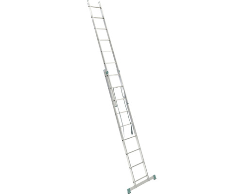 Scară glisantă din aluminiu extinsă