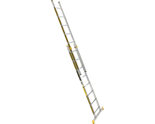 Scară glisantă din aluminiu cu trepte