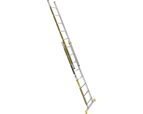 Scară glisantă din aluminiu extinsă