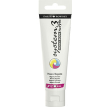 Vopsea acrilică Daler Rowney System 3 Heavy Body, magenta