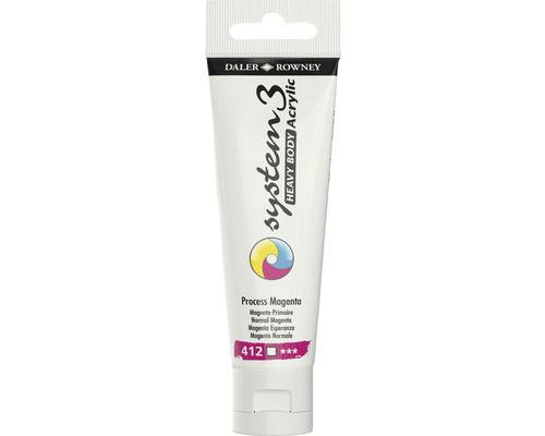 Vopsea acrilică Daler Rowney System 3 Heavy Body, magenta