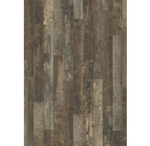 Podea din lemn cu aspect rustic.