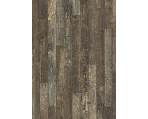 Podea din lemn cu aspect rustic.