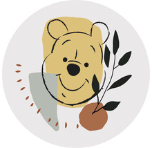 Ilustrație cu Winnie the Pooh cu motive de plante
