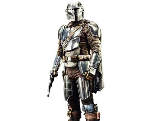 Fototapet vlies IADX4-023 Into Adventure Mandalorian Fight Posture 200x280 cm