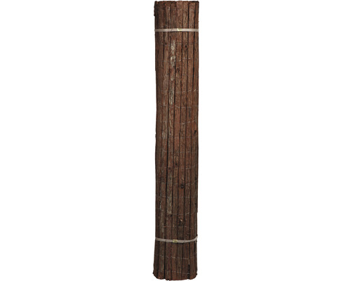 Paravan de confidențialitate din lemn, rulat și legat