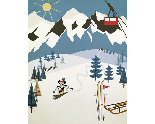 Fototapet vlies IADX4-039 Into Adventure Mickey Mouse Alpine 200x250 cm