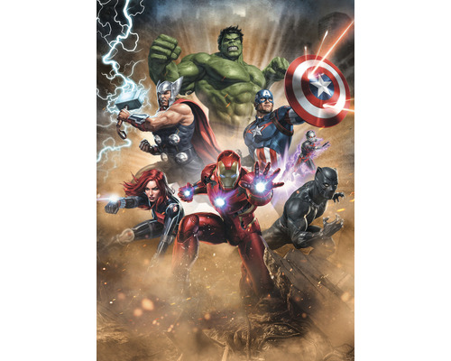 Fototapet vlies IADX4-079 Into Adventure Avengers Superpower 200x280 cm