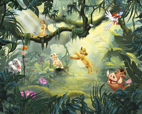 Fototapet vlies IADX7-004 Into Adventure Disney Lion King Hakuna Matata 350x280 cm