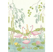 Fototapet vlies IAX4-0044 Into Adventure Flamingo Vibes 200x280 cm