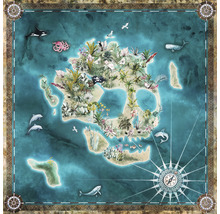 Fototapet vlies IAX5-0024 Into Adventure Skull Island 250x250 cm