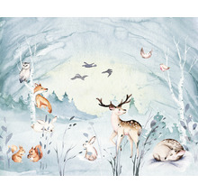 Fototapet vlies IAX7-0038 Into Adventure Animal Sleepover 350x280 cm