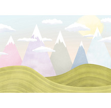Fototapet vlies IAX8-0032 Into Adventure Hilltops 400x280 cm