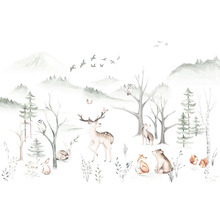 Fototapet vlies IAX8-0034 Into Adventure Cozy Woods 400x280 cm