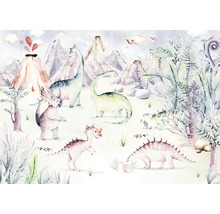 Fototapet vlies IAX8-0037 Into Adventure Dino Playground 400x280 cm