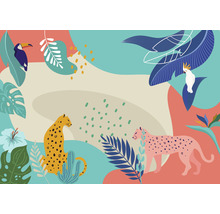 Fototapet vlies IAX8-0041 Into Adventure Jungle Rendezvous 400x280 cm