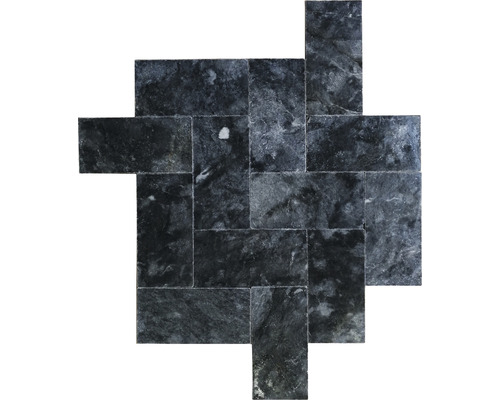 Pavaj marmură Cumulus Tumbled 15,25x30,5 cm Model de plăci mozaic din piatră naturală