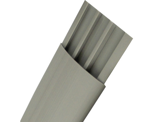 Canal cablu pardoseală Comtec 50x12 mm 2m gri Șină cu canelură din plastic