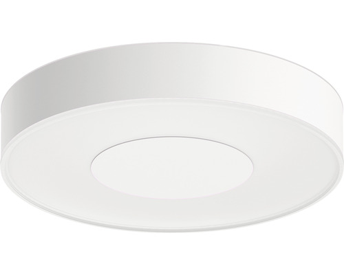 Plafonieră cu LED integrat Phillips Hue Xamento M 33,5W 2350 lumeni, lumină RGBW, pentru baie IP44 albă