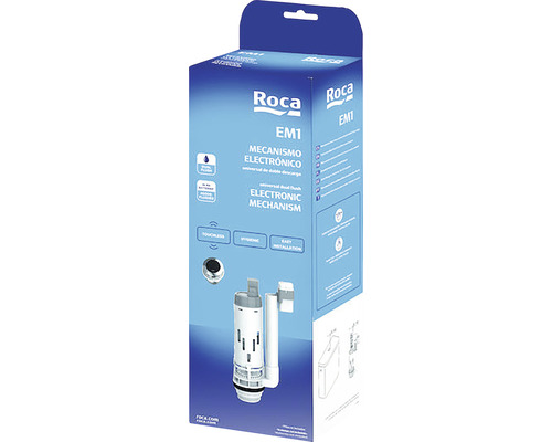Roca EM1 Mecanism de spălare electronic în ambalajul produsului